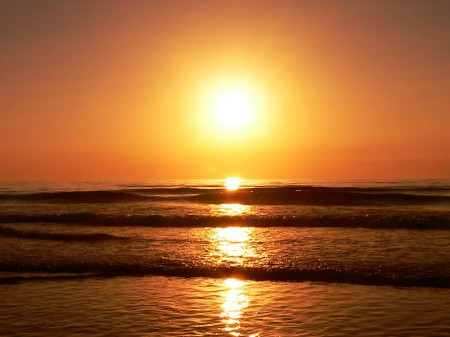 coucher de soleil à agadir