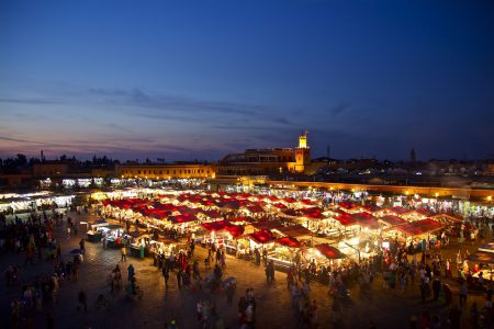 Place Jemaa el Fna à Marrakech